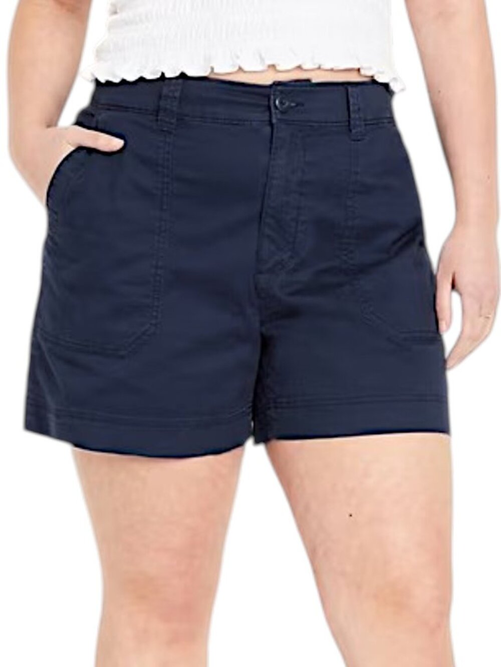 Old Navy OG Chino Navy Blue Short Women's Size 4 - Picture 1 of 10
